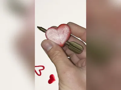 Heart and Arrow Fidget Quick Print