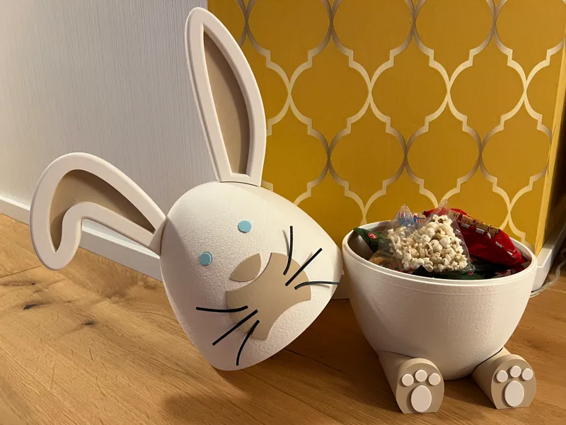 Giant Easter Egg Bunny – Modular 3D Print