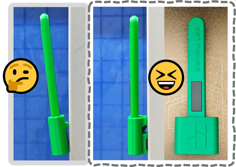 Modified Holder (Close to wall & Bigger logo)