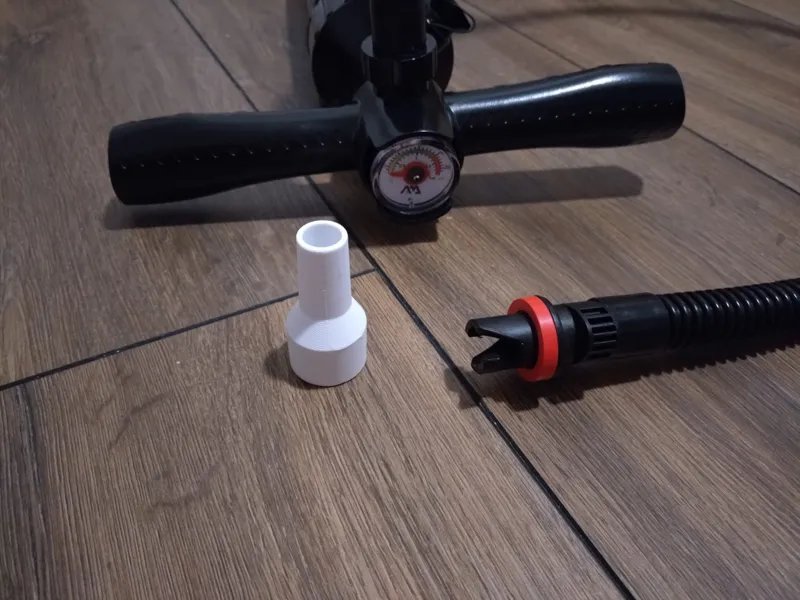 SUP Air Pump Adapter for inflating an airbed
