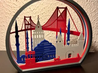 Istanbul - ShadowBox - Changeable Layers