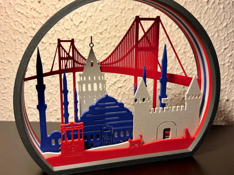 Istanbul - ShadowBox - Changeable Layers