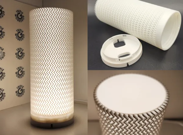Lampe ZigZag hypnotique pour kit LED Bambu