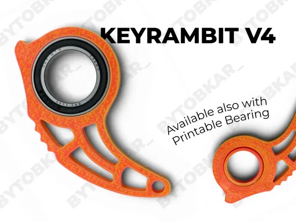 Porte-clés fidget spinner façon karambit