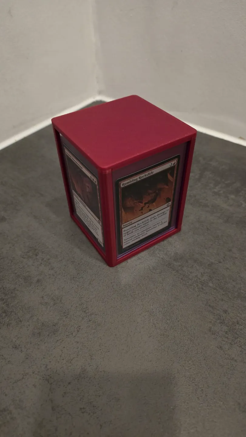 Pink Toploader Box TopLoader Storage Box ultrapro by ThorBeke - MakerWorld