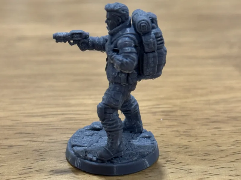 32mm Post-Apocalyptic Backpack Scout – Male Figure