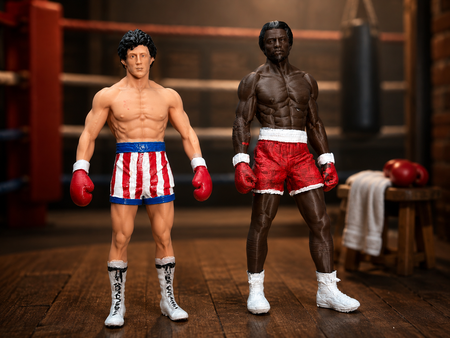 Classic Boxing Rivals | Two Fighter Figures - 1