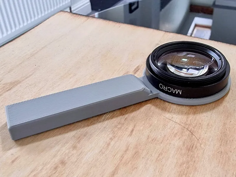 38mm Macro Lens to Magnifying Glass adapter