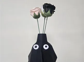 岩石皮克敏花瓶