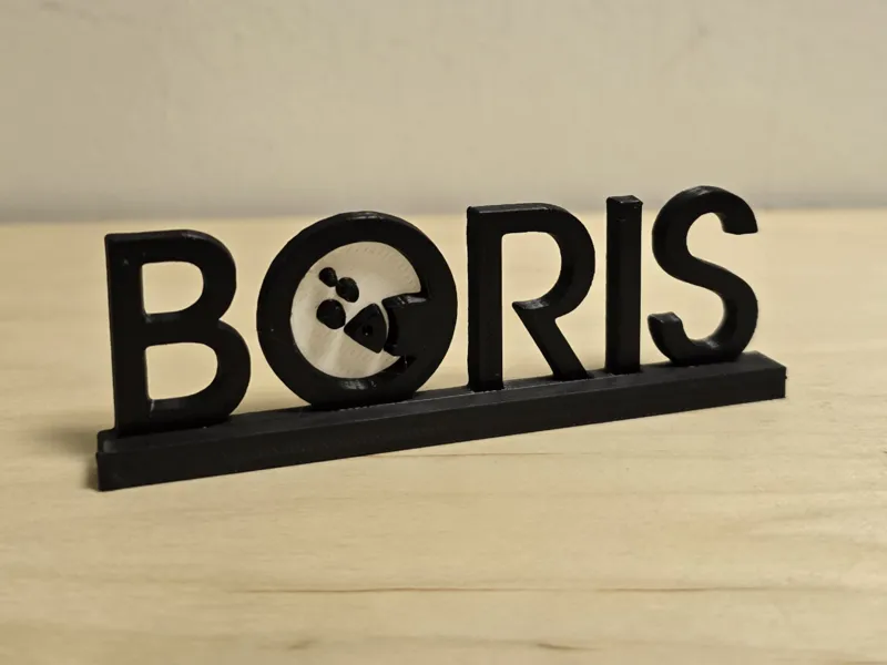 BORIS The Series | Logo Desk Stand