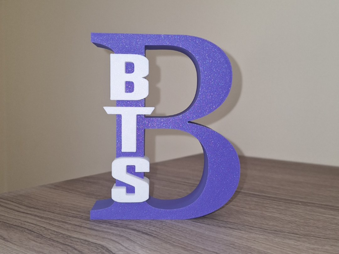 BTS lettera B decorativa nome - No AMS