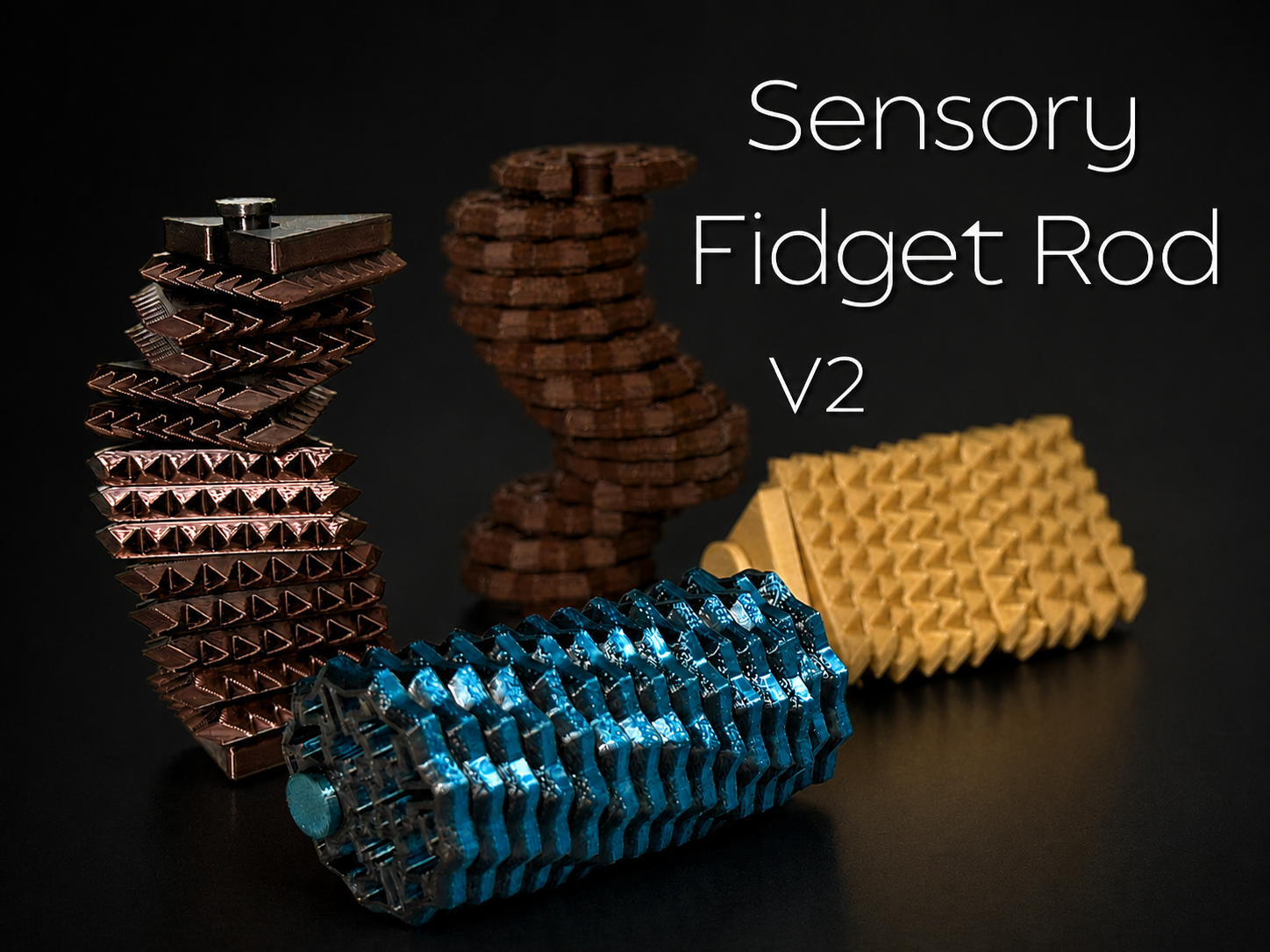 Sensory Fidget Rod V2 - Stress & Anxiety Relief