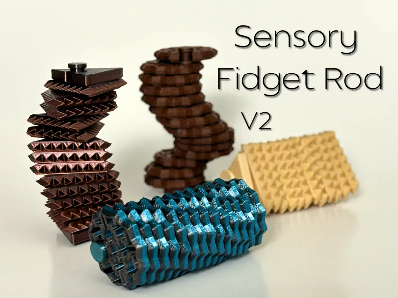 Sensory Fidget Rod V2 - Stress & Anxiety Relief