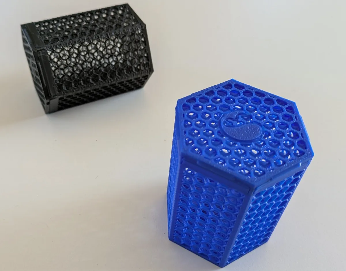 Boîte à dessicant hexagonale pour bobine