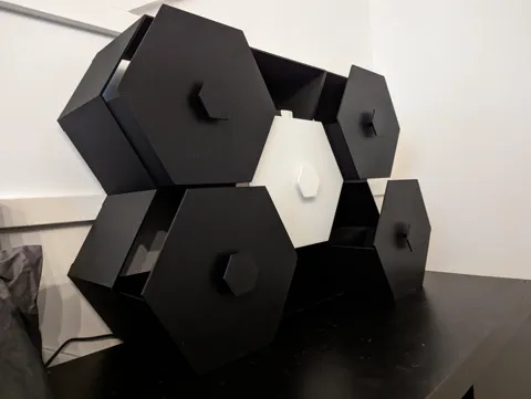 Hex Shelf System 250mm - various depths view 3