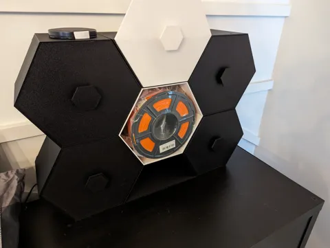 Hex Shelf System 250mm - various depths view 2