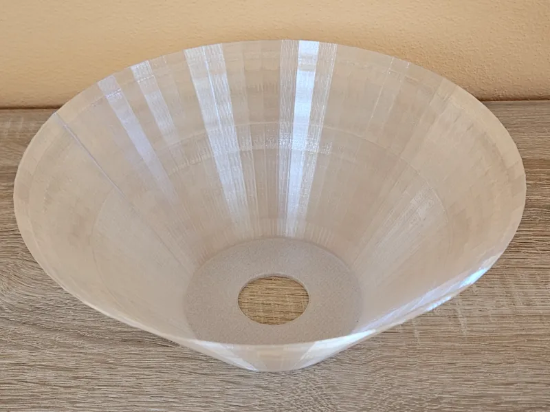 Floor lampshade