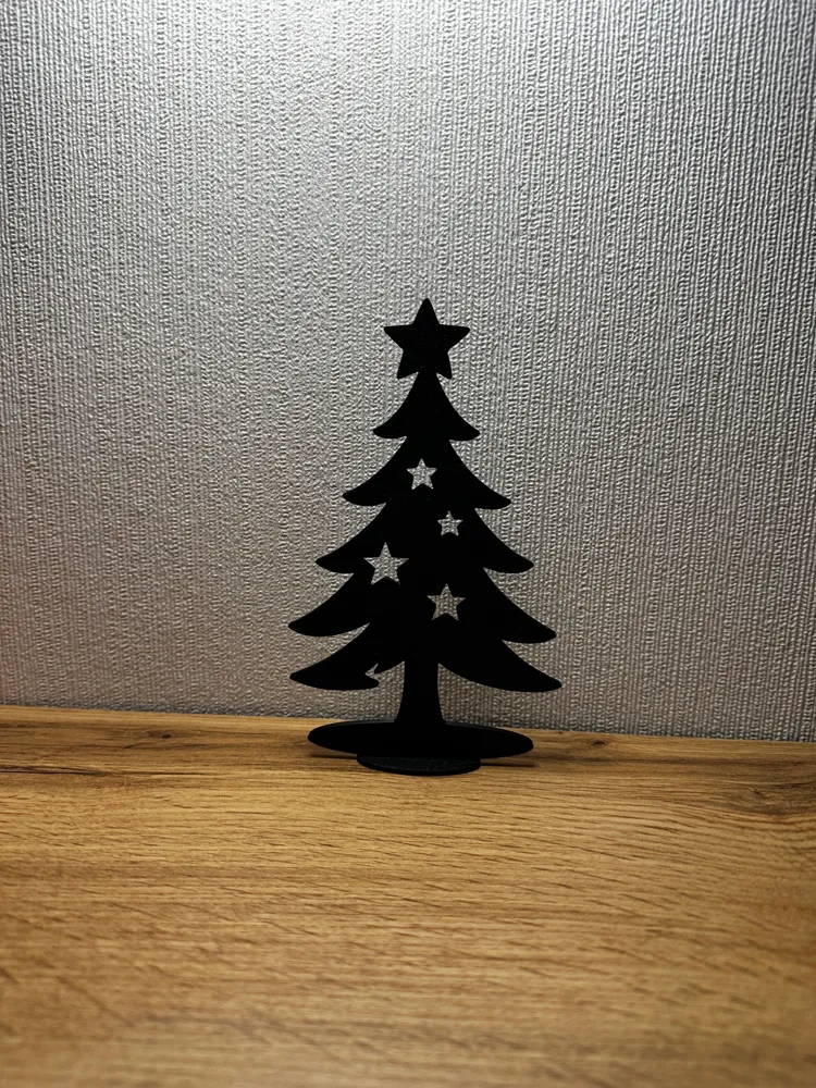 ChristmasTree - Christmas Tree - Silhouette Shape - Free 3D Print Model ...