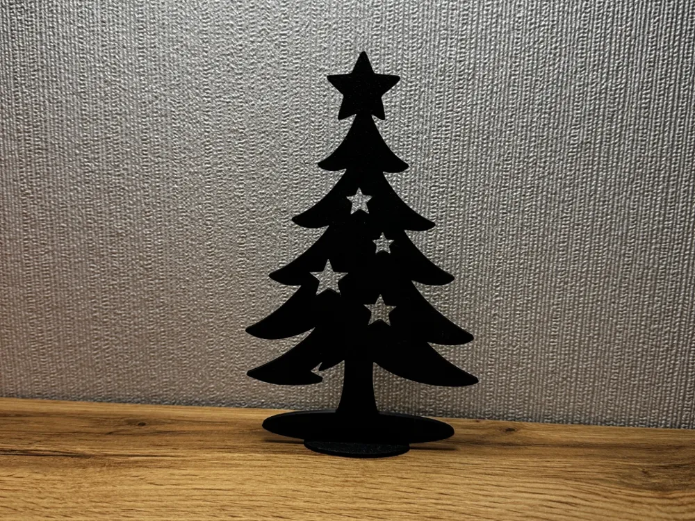 ChristmasTree - Christmas Tree - Silhouette Shape - Free 3D Print Model ...