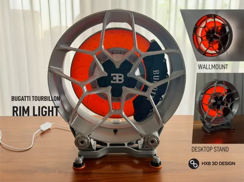 Accesorio para impresora 3D: Bugatti Tourbillon Burning Brake Rim Light by HX8 — referencia de MakerWorld