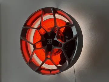 Accesorio para impresora 3D: Bugatti Tourbillon Burning Brake Rim Light by HX8 — vista de referencia 5