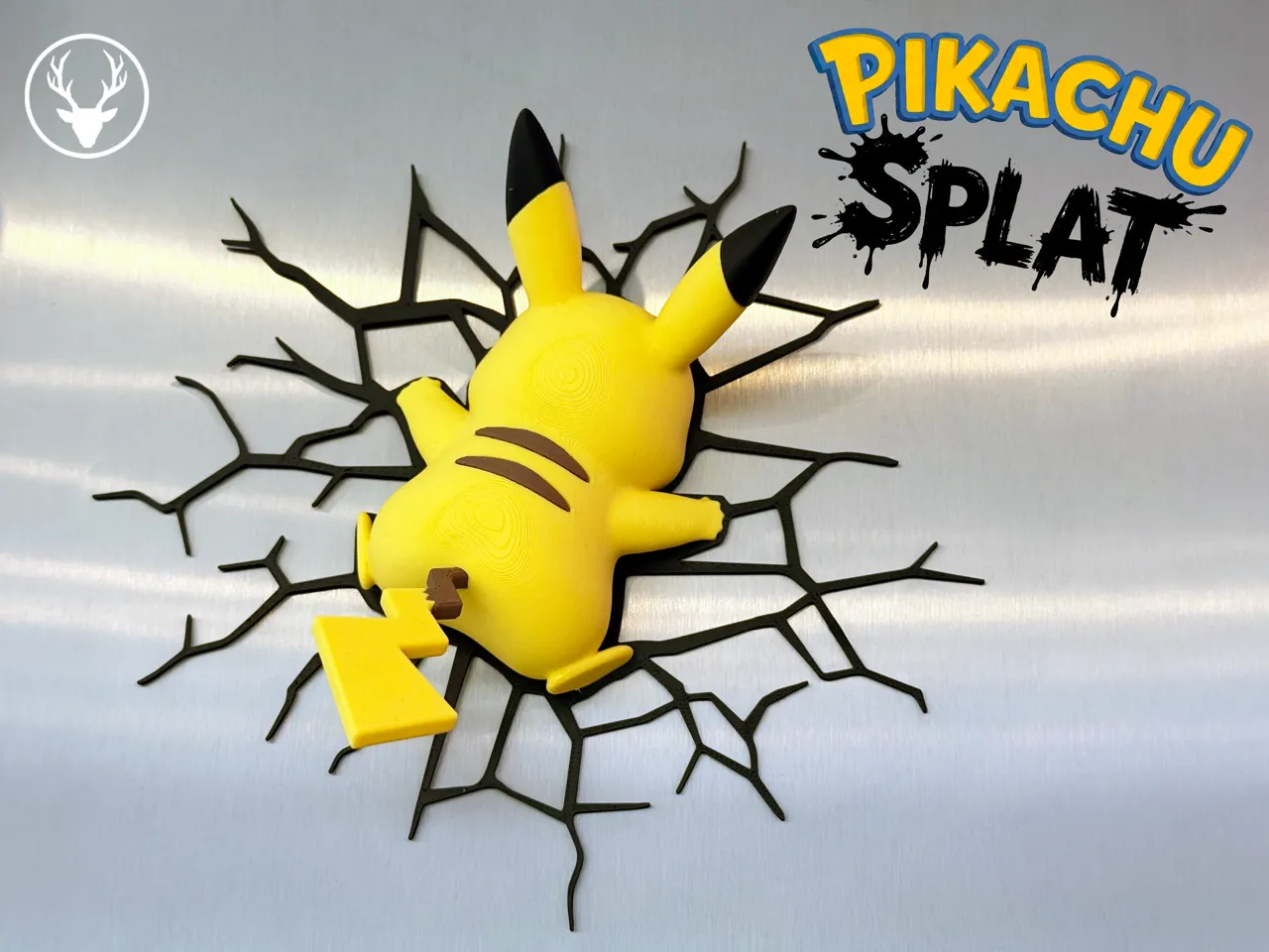 Pikachu Splat! - Fridge Magnet view 2