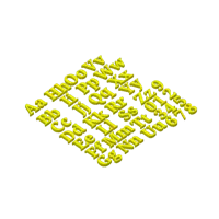 Alphabet complet et chiffres — photo 3