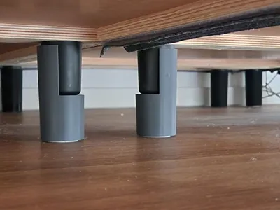 IKEA VIMLE leg extensions push under couch version