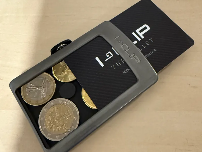 Coin Compartment for Slim Wallet