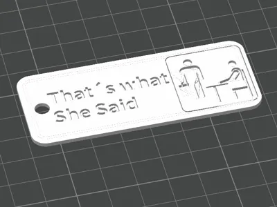 The Office keychain