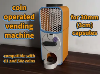 Coin operated vending machine