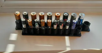 AA + AAA Battery Holder 10 Each