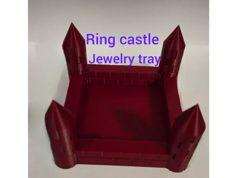 ring castle jewelry tray