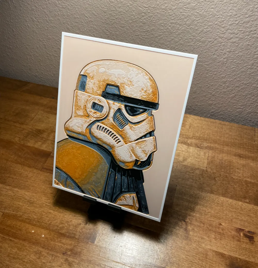 Hueforge - Star Wars - Sandtrooper Side View