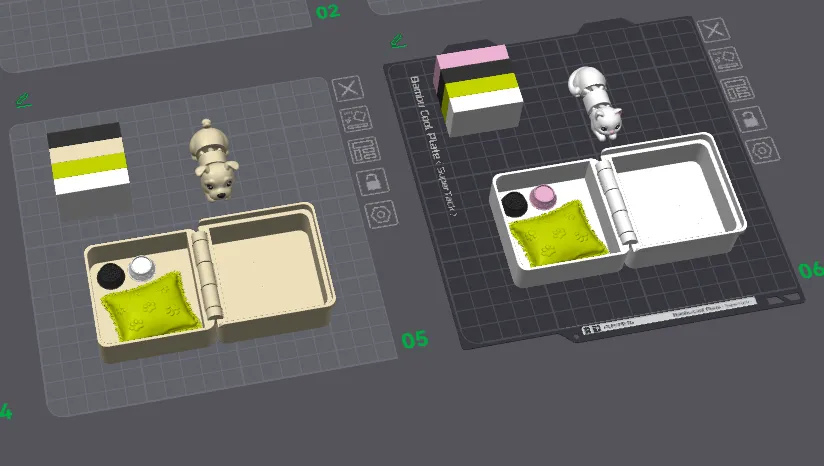print in place flexi pet box view 2