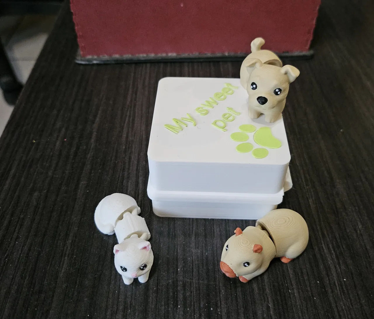 print in place flexi pet box view 3