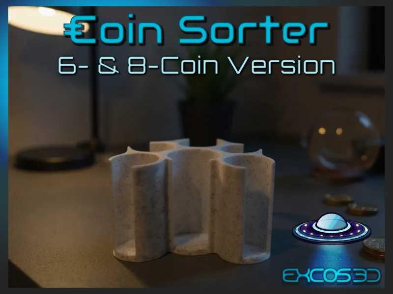 Coin Sorter (€uro) - 6 & 8 Coin Version