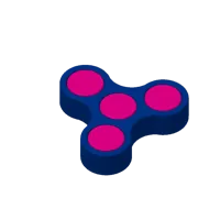 Mini fidget spinner de poche — photo 8