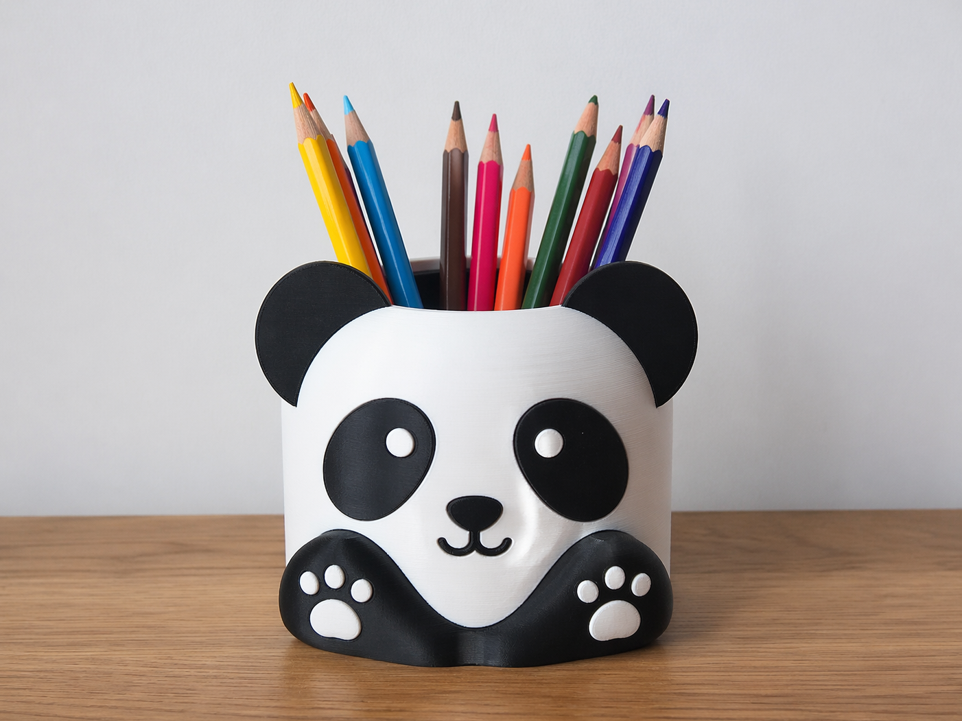 Cute Panda Pencil Holder – Kawaii Desk Organizer