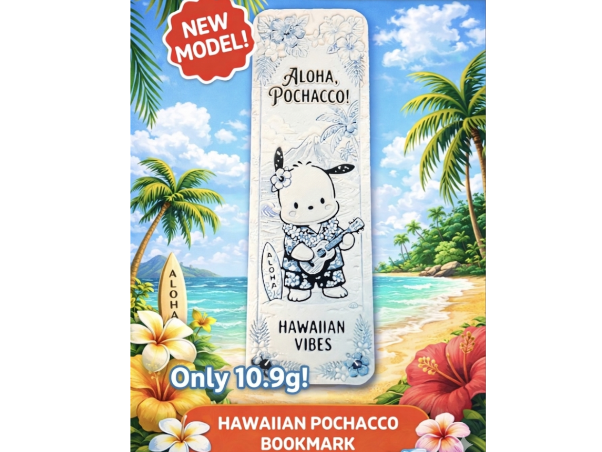 Hawaiian Pochacco Bookmark