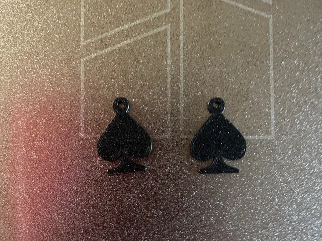 spade earrings