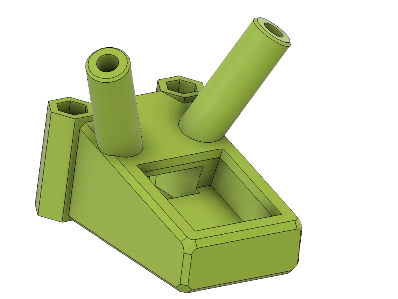 Apex 5 GPS and Walksnail HD Dual Antennas mount
