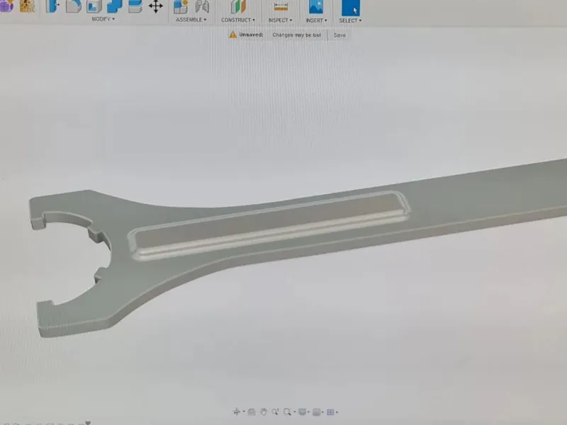 ER25 wrench/key