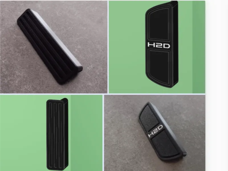 H2D Tür- Deckel- Griff (bessere Handhabung)