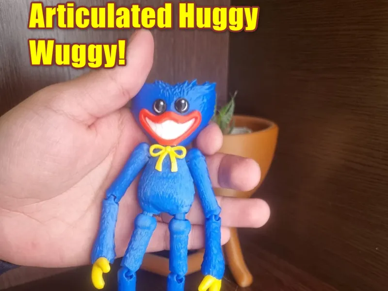 Huggy Wuggy - Minimal Supports - Articulated!