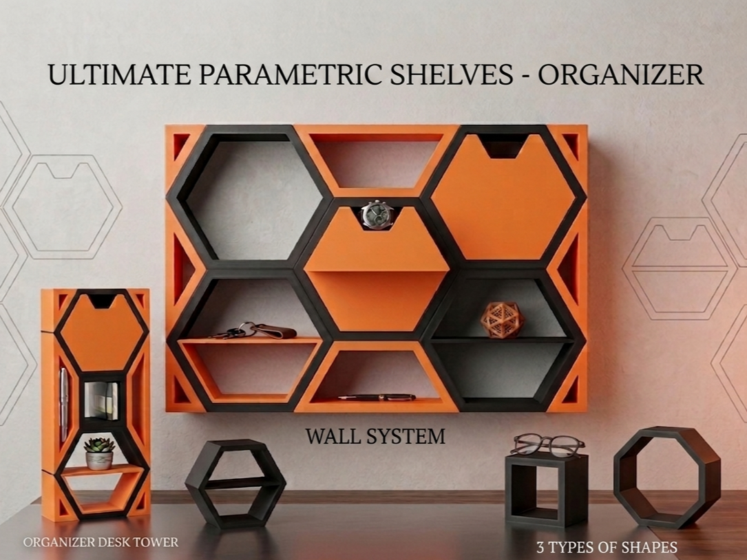 Ultimate Parametric Shelves - Organizer 