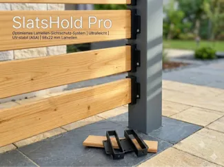 SlatsHold Pro –leichter Lamellenzaun