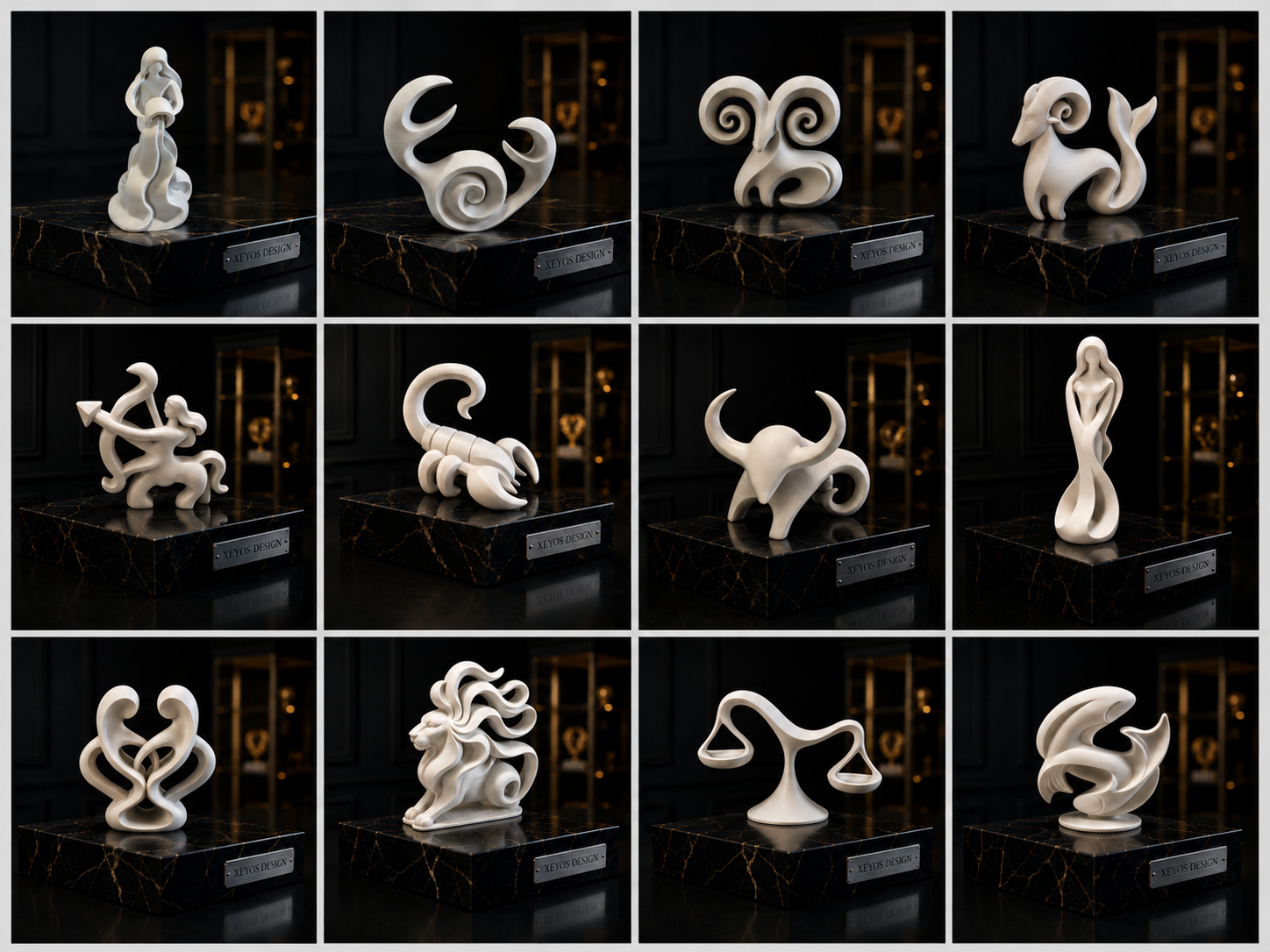 Abstract Zodiac Collection