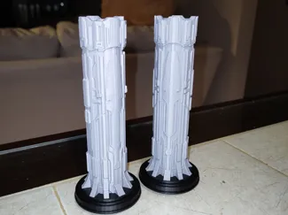 Futuristic Sci-Fi Display Column