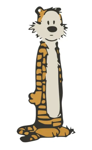 Hobbes Keychain
